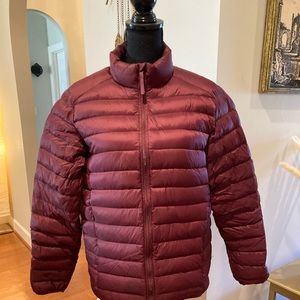Lightweight down puffer jacket
